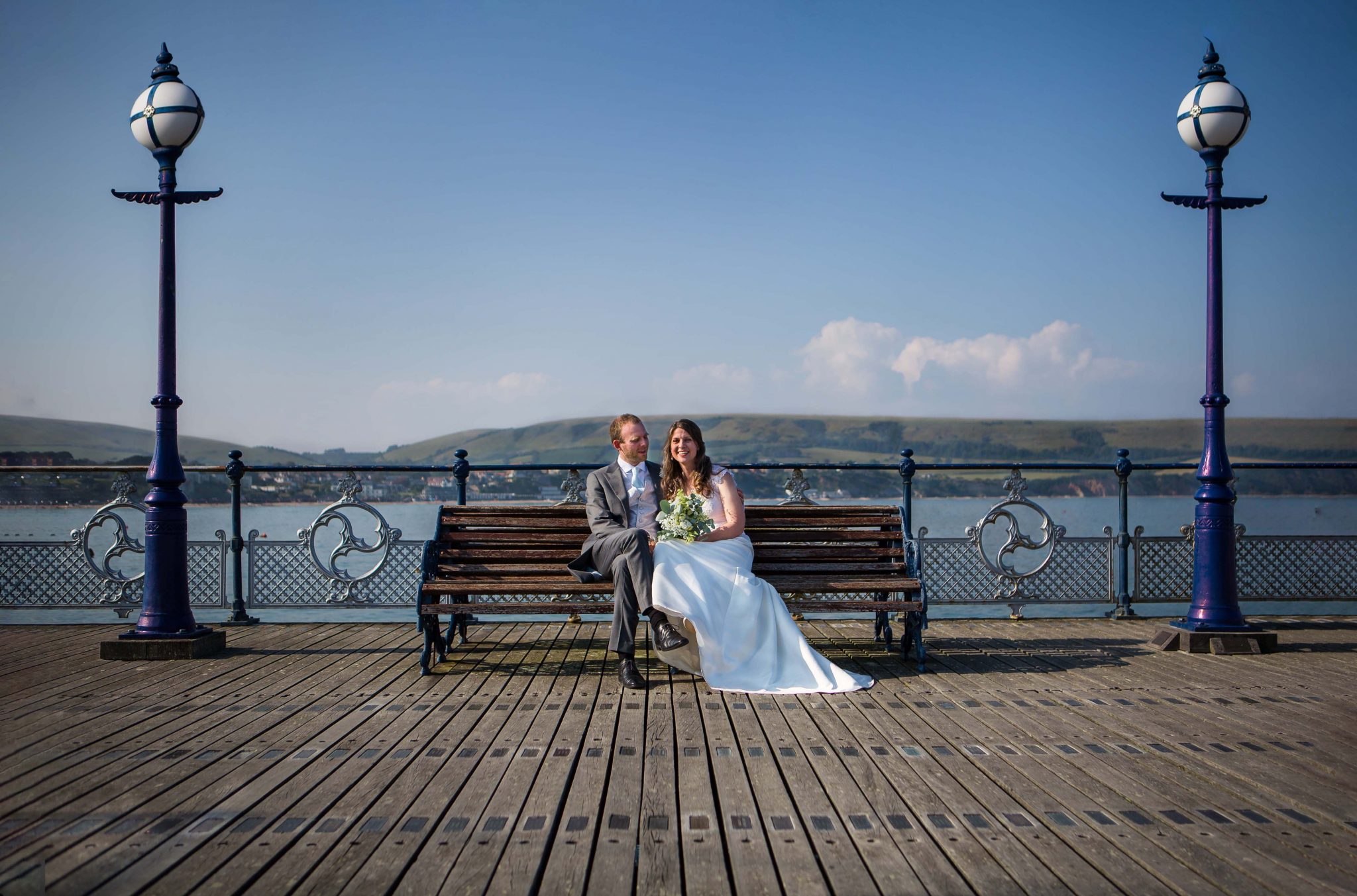 Stevie and Tom on Swanage Pier 2048x1353